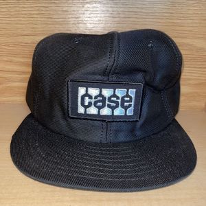Vintage CASE Louisville MFG Co Patch Snapback Trucker Hat Made In USA Cap